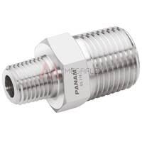 Male x Male NPT Fittings Stainless Steel