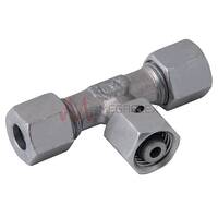 M22-24x1.5 Swivel Tee S Steel