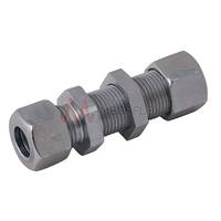 12mm M18X15 Bulkhead Coupler Steel