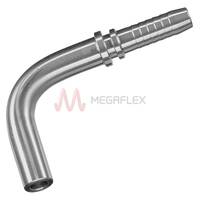 90° Swept Hose Tail Stainless Steel