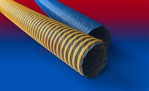 Coloured Exhaust Gas Ducting Protape TPE 325 Wear Strip With Spring Steel Helix