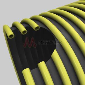 Crush Resistant Ducting Protape PUR 327 Memory Ether-PU with Plastic Helix