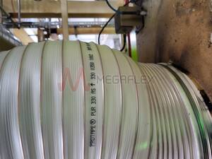 Antistatic Ester-PU Ducting Protape PUR 330 AS with Spring Steel Helix