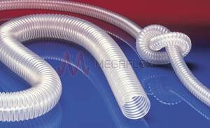 Antistatic Ester-PU Ducting Protape PUR 330 AS with Spring Steel Helix