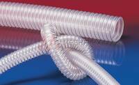 Flame Retardant PU Ducting Airduc PUR 352 SE with Spring Steel Helix