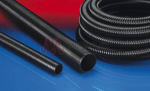 Electrically Conductive Ester-PU Ducting Airduc PUR 356 EC with Spring Steel Helix