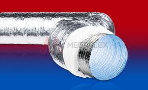 Isoduc ALU-PES 368 Anti-Bacterial: Aluminium/Polyester Air Conditioning Hose