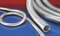 Extremely Heat Resistant Metal Hose Inox 376 Galvanised Steel Hooked Profile
