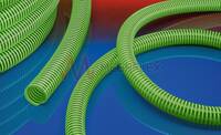 Heavy Soft Suction Hose Norplast PVC 380 Green with Rigid PVC Helix