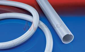 PVC suction hose Norplast PVC 389 Superelastic Plus with Rigid PVC Helix