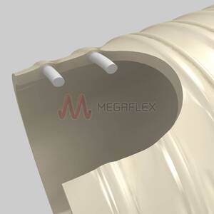 Norplast PVC-C 389 Naftoil Buna NBR/PVC Inner and Outer with Rigid PVC Helix
