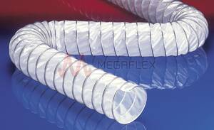 Polyethylene Fabric LDPE+HDPE Ducting CP PE 457 with Galvanised Steel Clamp Profile