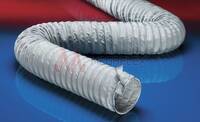High Special-Coated Glass Fabric Ducting CP HiTex 485 with Clamp Profile +550°C