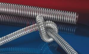 Low Flammability PU Ducting Timberduc PUR 533 AS with Spring Steel Helix