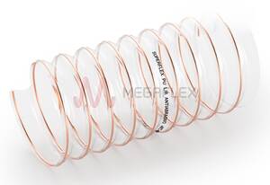 Superflex PU LR AS Antistatic PU Suction Hose with Coppered Steel Helix
