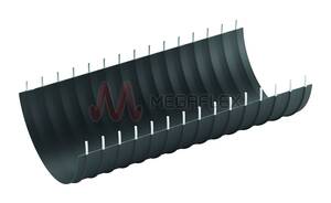 TR PU 200C - High Temp PU Ducting with Galvanised Steel Helix and Polyester Textile