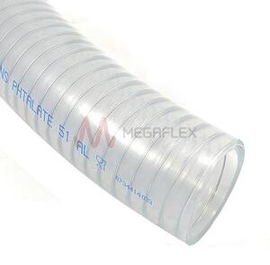 Clear Food Grade Wire Reinforced PVC Suction & Delivery Hose