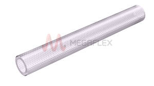 Clear Polyester Reinforced PVC (Biovinyl) Hose - Arianna Bio