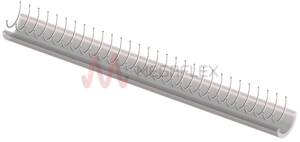 Clear Biovinyl PVC Hose with Steel Wire Helix - Plutone Bio