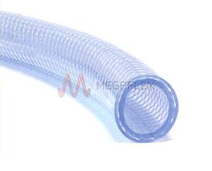 Clear Braided PVC Pressure Hose for Compressed Air, Water and Diesel Fuel