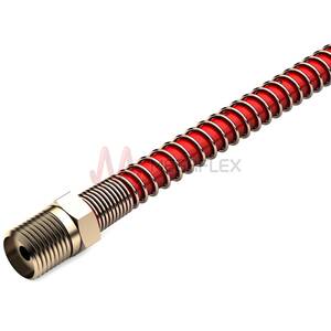 Polyurethane Compact Coiled Air Hose for Industrial Air Tools and Robotics