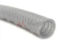 Clear Food Grade High Pressure PVC S&D Hose with Steel Helix and Polyester Braid