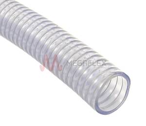 General Purpose Clear Industrial PVC Suction Hose with Steel Helix