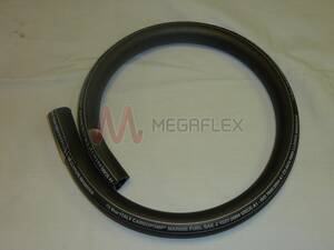 Marine Fuel Hose Black Smooth Rubber Reinforced with Textile Plies