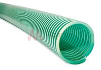 Green PVC Delivery Hose with Rigid PVC Helix for Agriculture, Marine, Construction