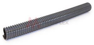 Dark Grey Antistatic PVC Hose - Lightweight, Flexible