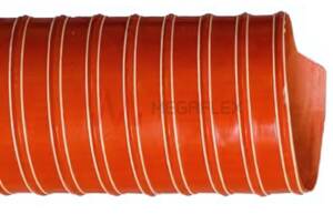 Red Silicone Ducting Flexible 2 Ply Lightweight Flexflyte L8