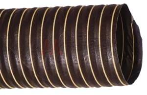 Black Neoprene Ducting Single Ply Lightweight Flexflyte U1