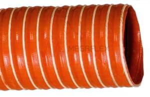 Red Silicone Ducting Flexible Single Ply Flexflyte U8