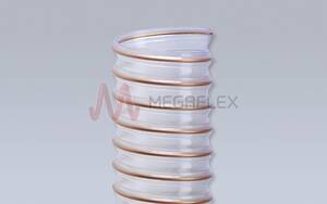 PU-H AF Woodworking Ether-PU Compound Ducting with Coppered Steel Helix