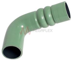 Fluorosilicone Fuel Hose 45 Degree Elbows for Fuel, Oil, and Chemicals