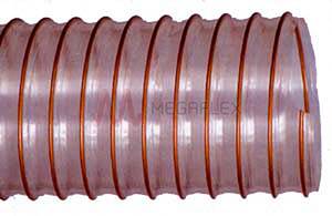 FlexTract PU4 Single Ply Polyester PU Ducting with Coppered Spring Steel Helix