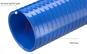 Giove SE PVC-P Hose Reinforced with Rigid PVC Helix for Agriculture