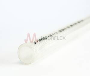 PharmaPress - Clear TPE Rubber Delivery Hose with Polyester Yarn Reinforcement