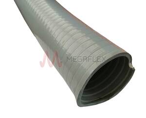 Weather Resistant Grey Heavy Duty PVC Suction & Delivery Hose for Slurry