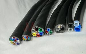 HDPE Extruded Twin Tubes with External Flat PVC Sheath