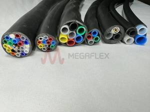 HDPE Extruded Twin Tubes with External Flat PVC Sheath