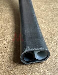 HDPE Extruded Twin Tubes with External Flat PVC Sheath