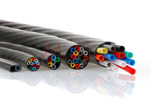 HDPE Extruded Twin Tubes with External Flat PVC Sheath