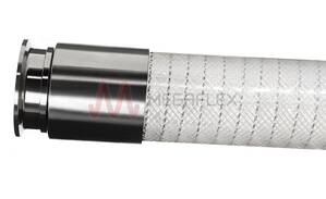 Pharmasteel Press Clear TPE Rubber Delivery Hose