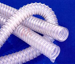 Master-PUR H Food Grade PE-PU Ducting with non-rusting Spring Steel Helix
