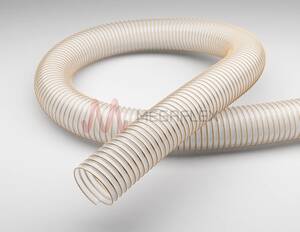 Master-PUR L Light Polyester Polyurethane Suction Ducting with Spring Steel Helix