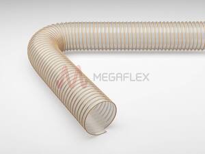 Master-PUR H Ester Polyurethane Medium Duty Ducting with Spring Steel Wire Helix