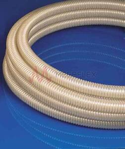 Master-PUR HX Heavy Duty Vacuum Ester-PU Ducting with Spring Steel Helix