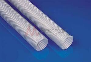 Master-PO L Food Grade Polyolefin Ducting with non-rusting Spring Steel Wire Helix