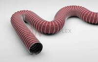Master-Clip Viton Viton-coated Polyester Fabric Ducting with Galvanised Steel Helix